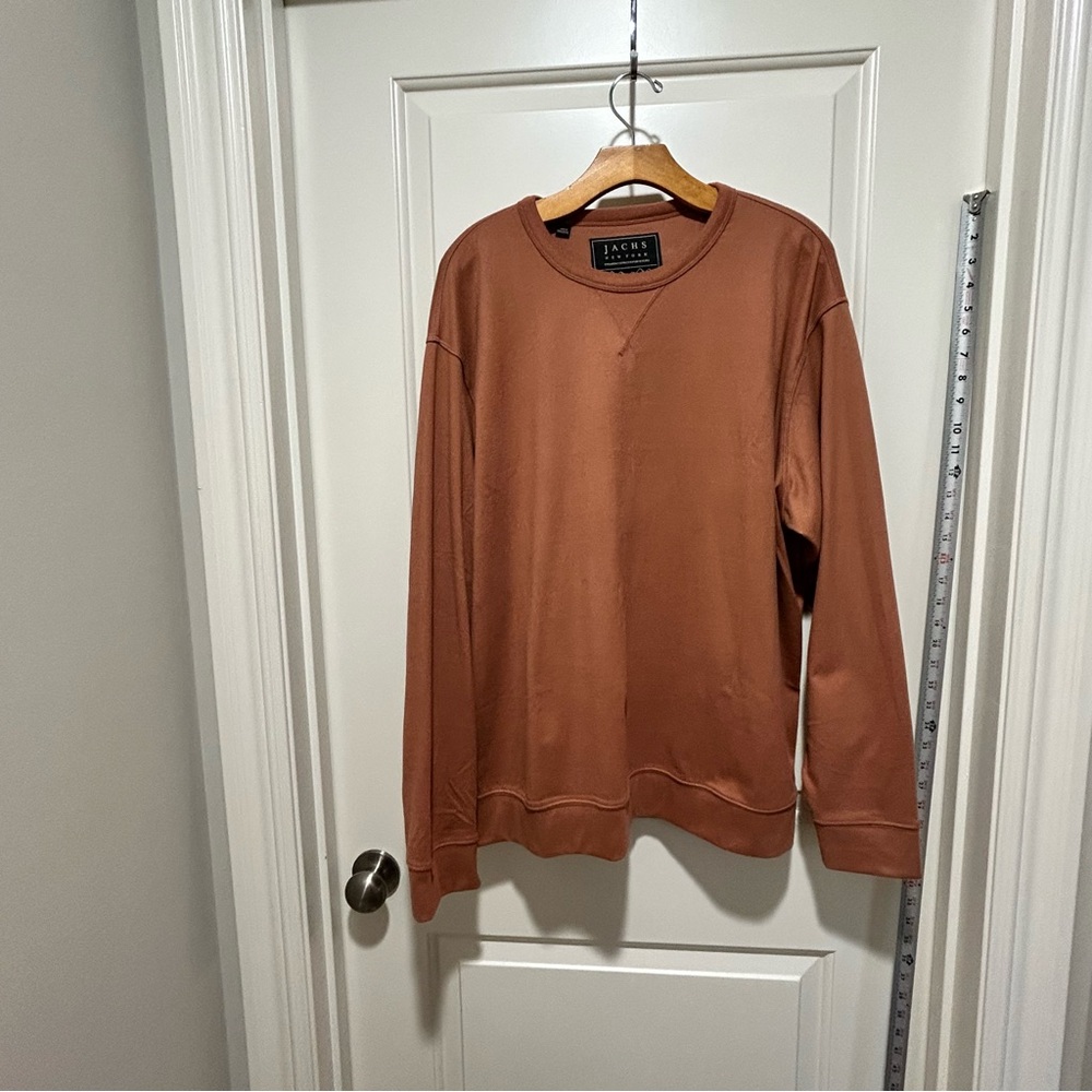 Jachs New York men’s size XL like new Men's Rust Crewneck pullover Sweater